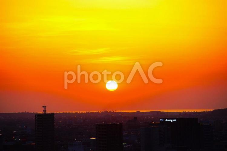 今週の美しい夕焼。 自然,夕焼,今週の写真素材