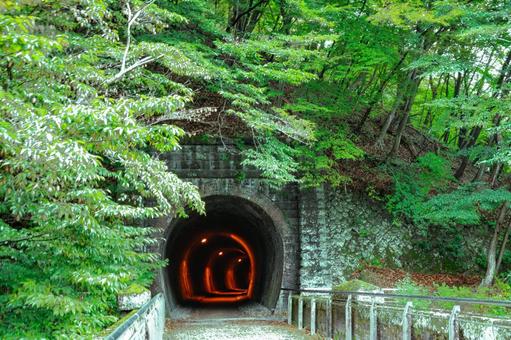 めがね橋のトンネル めがね橋,トンネル,隧道の写真素材