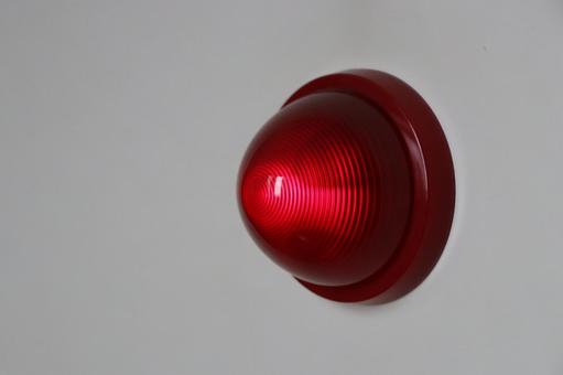 火災報知器の赤いランプ 赤い,ランプ,火災報知器の写真素材
