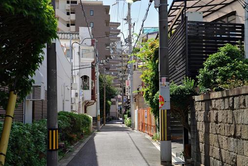 昭和の雰囲気を残す町角 昭和の雰囲気を残す町角 町角,路地,隘路の写真素材