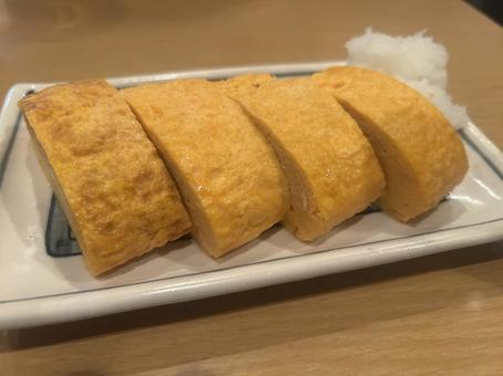 だし巻き玉子　玉子焼き　たまご焼き 卵,玉子,玉子焼きの写真素材