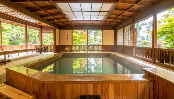 温泉のアップの写真