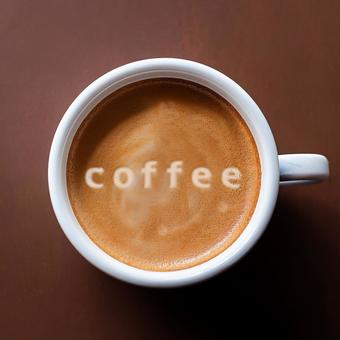 ラテアート　coffee ラテアート,coffee,コーヒーの写真素材