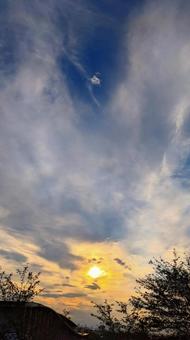 夕空 夕空の写真
