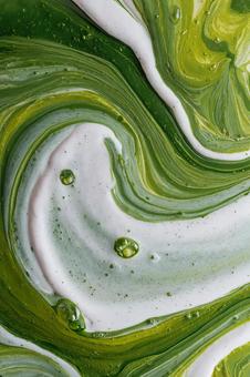 自然な緑色の抽象的な背景の写真