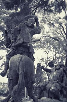 川中島の戦い 川中島,武田信玄,上杉謙信の写真素材