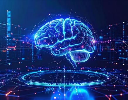 人間の脳のホログラム　3dイメージ2の写真
