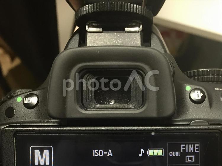 一眼レフのファインダー カメラ,一眼レフ,ファインダーの写真素材