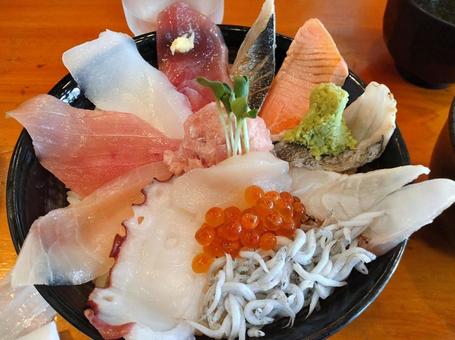 海鮮丼 海鮮丼 海鮮丼,那珂湊おさかな市場,那珂湊の写真素材