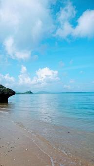 海 海 海,空,ビーチの写真素材