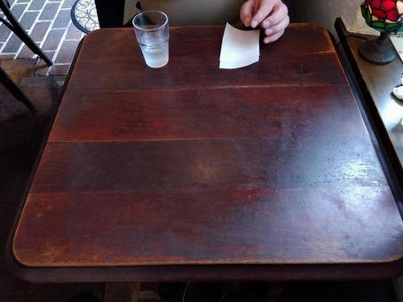 喫茶店のテーブル2 机,table,飲食店の写真素材