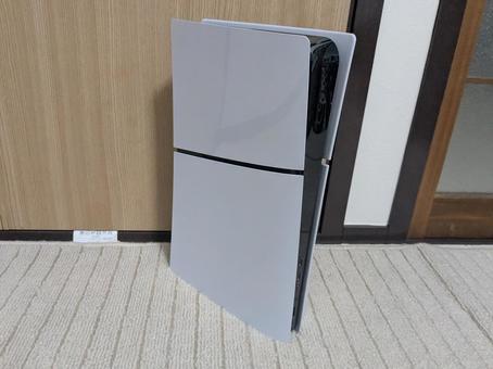 ゲーム機(白) ゲーム機(白) ゲーム機,ps5,プレイステーションの写真素材