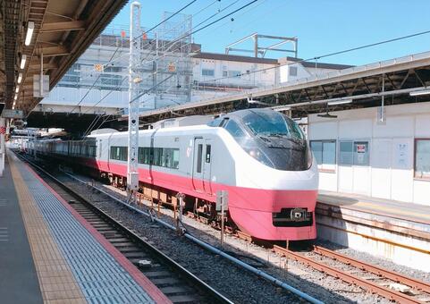 特急ひたち 特急ひたち,特急ときわ,電車の写真素材