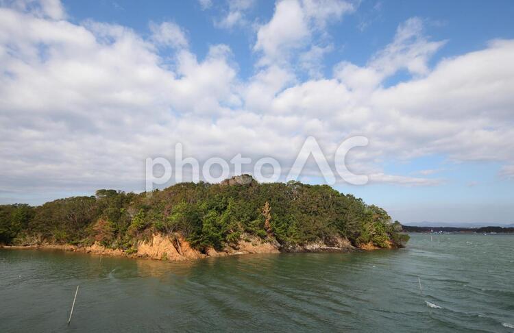 三重県　志摩の英虞湾の景色 日本,三重,三重県の写真素材