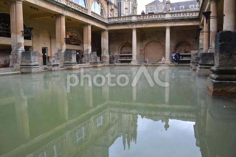 イギリス　バース　テルマエ イギリス,イングランド,バースの写真素材