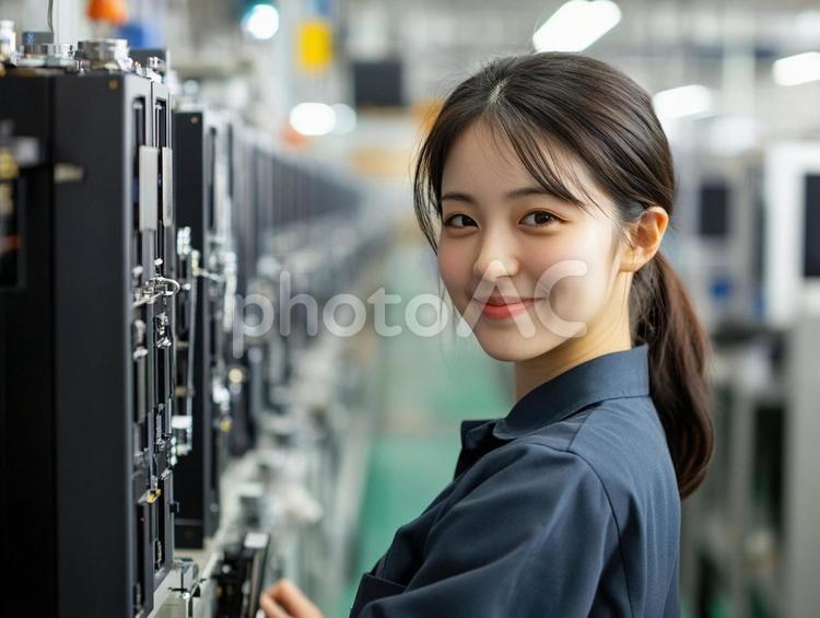働く女性エンジニアのイメージ 女性,エンジニア,技術者の写真素材