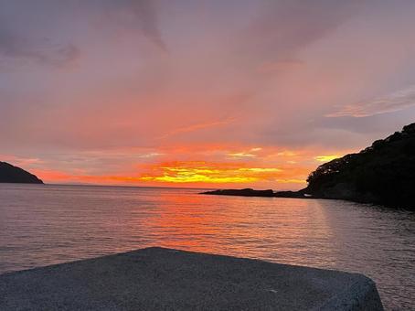 海 日の出 海 日の出 海,海岸,ショアの写真素材