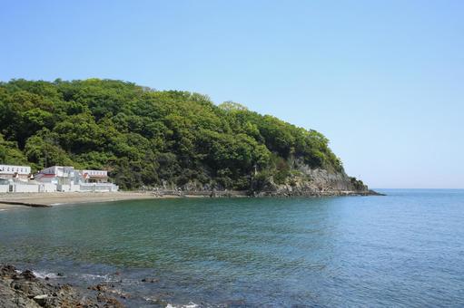 兵庫県赤穂市 赤穂御崎遊歩道からの風景 兵庫県赤穂市 赤穂御崎遊歩道からの風景 赤穂御崎遊歩道,遊歩道,歩道の写真素材