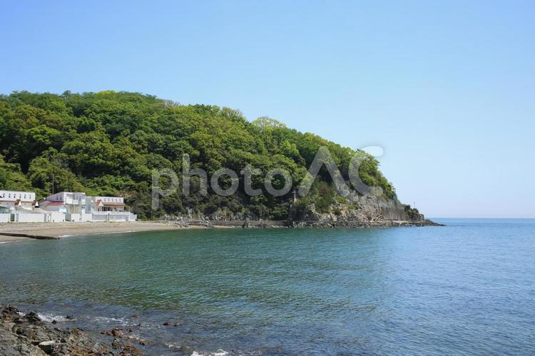兵庫県赤穂市　赤穂御崎遊歩道からの風景 赤穂御崎遊歩道,遊歩道,歩道の写真素材
