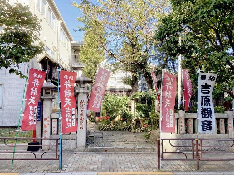 東京風景・吉原弁財天 吉原弁財天,弁財天,観音の写真素材