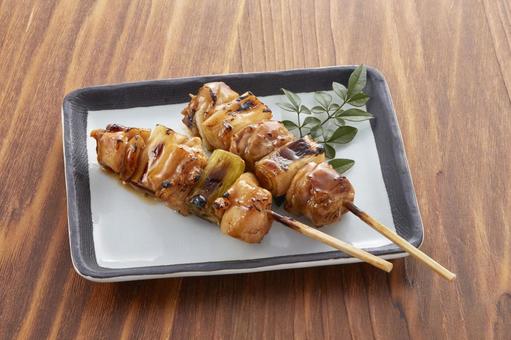 ねぎま たれ【焼き鳥】 ねぎま たれ【焼き鳥】 ねぎま,焼き鳥,たれの写真素材