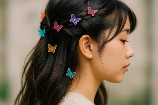 バタフライヘア バタフライヘアの写真