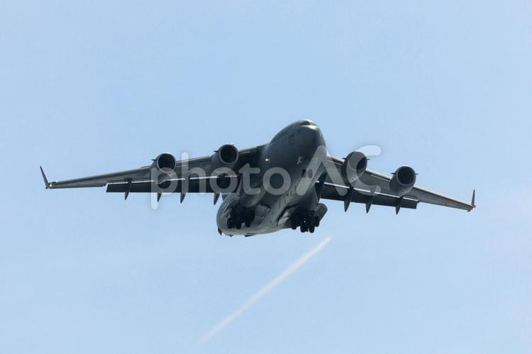 C-17A グローブマスターⅢ cー17a,グローブマスター,軍用機の写真素材