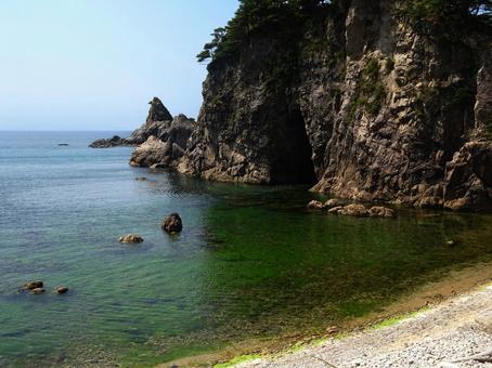 エメラルドグリーンの海 エメラルドグリーンの海の写真