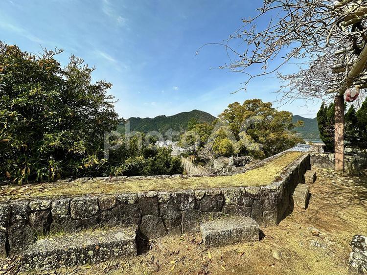 新宮城跡　丹鶴城跡　新宮市 和歌山県新宮市,熊野川河口,丹鶴山の写真素材