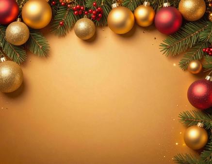 オーナメントボールの背景６の写真