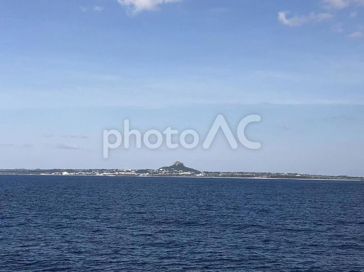 沖縄　伊江島 水域,海,大洋の写真素材