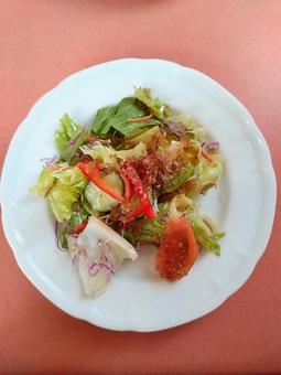 フレンチ サラダ フレンチ サラダ フレンチ,フランス料理,地産地消の写真素材