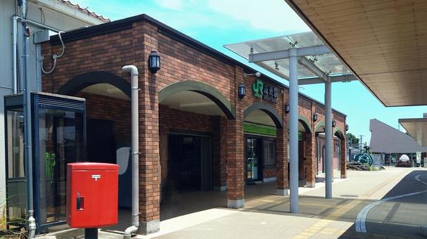 JR総武本線東金線 成東駅 千葉県山武市 JR総武本線東金線 成東駅 千葉県山武市 成東駅,jr,東金線の写真素材