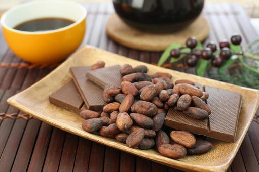 カカオ豆 カカオ豆,カカオ,チョコレートの写真素材