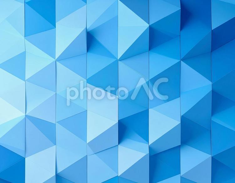 ブルー幾何学背景模様 背景,幾何学模様,ブルーの写真素材