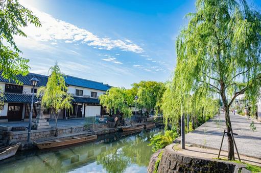 岡山　倉敷美観地区の風景 倉敷,倉敷美観地区,岡山の写真素材