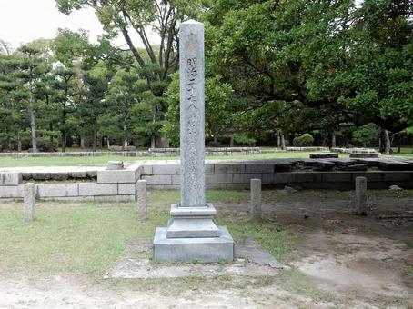 【風景写真】広島城の風景 【風景写真】広島城の風景 広島城,城,石垣の写真素材