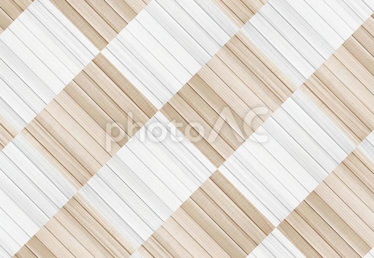 お洒落な木目板のデザイン壁　ベージュ色 壁,木,木目の写真素材