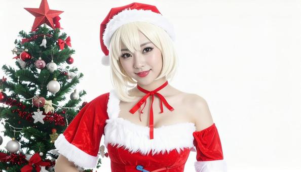 サンタクロース コスプレ 女性 サンタクロース コスプレ 女性の写真