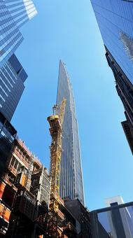 ニューヨークのビル街 ニューヨークのビル街 ニューヨーク,ビル街,街並みの写真素材