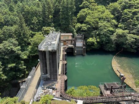 ダム ダム 白丸ダム,白丸調整池ダム,ダムの写真素材