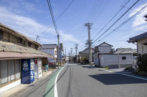 中山道赤坂宿 街並み 中山道赤坂宿,街並み,赤坂宿の写真素材