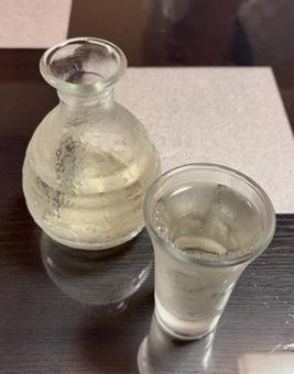 R7.08.13　冷酒セット　天功 冷酒,冷酒セット,天功の写真素材