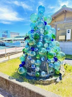 延縄漁法 はえなわ モニュメント 延縄漁法 はえなわ モニュメントの写真