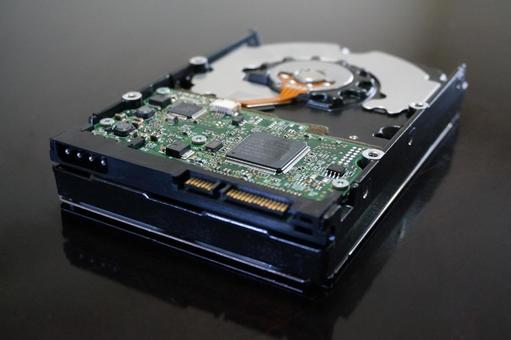 ハードディスク裏面 ハードディスク裏面の写真