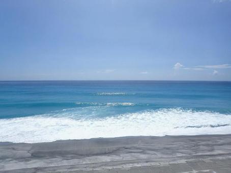 新島の海 新島,新島の海,砂浜の写真素材