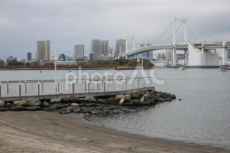 お台場海浜公園 お台場,お台場海浜公園,公園の写真素材