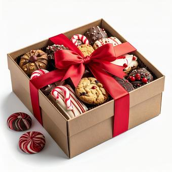 クリスマスのお菓子詰め合わせの写真