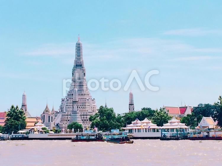 タイの仏塔 観光,旅,旅行の写真素材