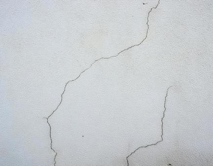 壁、割れ目、家、老朽化、室内、白壁2の写真